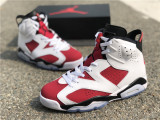 Authentic Air Jordan 6 GS “Carmine” 2021