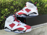 Authentic Air Jordan 6 GS “Carmine” 2021