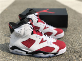 Authentic Air Jordan 6 GS “Carmine” 2021