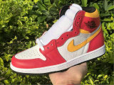Authentic Air Jordan 1 High OG “Light Fusion Red” GS