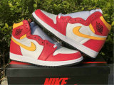 Authentic Air Jordan 1 High OG “Light Fusion Red” GS