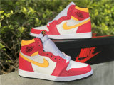 Authentic Air Jordan 1 High OG “Light Fusion Red” GS
