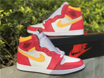Authentic Air Jordan 1 High OG “Light Fusion Red” GS