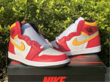 Authentic Air Jordan 1 High OG “Light Fusion Red” GS