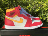 Authentic Air Jordan 1 High OG “Light Fusion Red” GS