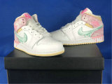 Authentic Air Jordan 1 Mid GS “Paint Drip”