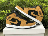 Authentic Air Jordan 1 Mid GS “Wheat”