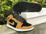 Authentic Air Jordan 1 Mid GS “Wheat”