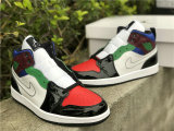 Authentic Air Jordan 1 Mid SE Noir/Unversite Rouge/Blanc