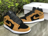 Authentic Air Jordan 1 Mid GS “Wheat”