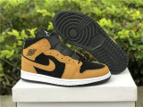 Authentic Air Jordan 1 Mid GS “Wheat”