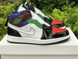 Authentic Air Jordan 1 Mid SE Noir/Unversite Rouge/Blanc