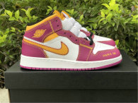 Authentic Air Jordan 1 Mid GS “Day of the Dead”