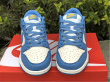 Authentic Nike Dunk Low Sail/Coast-University Gold GS