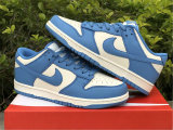 Authentic Nike Dunk Low Sail/Coast-University Gold GS