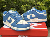 Authentic Nike Dunk Low Sail/Coast-University Gold GS