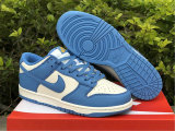 Authentic Nike Dunk Low Sail/Coast-University Gold GS