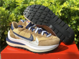 Authentic Sacai x Nike VaporWaffle Sesame/Blue Void-White