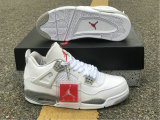 Authentic Air Jordan 4 “White Oreo”
