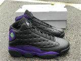 Authentic Air Jordan 13 Black/Purple