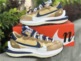 Authentic Sacai x Nike VaporWaffle Sesame/Blue Void-White