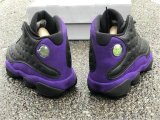 Authentic Air Jordan 13 Black/Purple