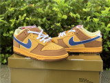 Authentic Nike SB Dunk Low Gold/Atlantic Blue/Bleatl