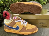 Authentic Nike SB Dunk Low Gold/Atlantic Blue/Bleatl