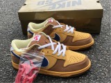 Authentic Nike SB Dunk Low Gold/Atlantic Blue/Bleatl