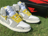 Authentic Air Jordan 1 High Switch “Light Smoke Grey”