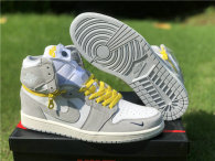 Authentic Air Jordan 1 High Switch “Light Smoke Grey”