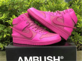 Authentic Ambush x Nike Dunk High Active Fuchsia