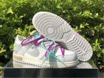 Authentic Off-White x Nike Dunk Low “21/50”  Beige Grey