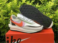 Authentic Sacai x Nike LDV Waffle Medium grey/Orange-Pink/Rose (women)