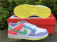 Authentic Nike SB Dunk Low White/Purple/Yellow/Pink (women)