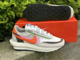 Authentic Sacai x Nike LDV Waffle Medium grey/Orange-Pink/Rose