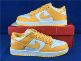 Authentic Nike SB Dunk Low White/Yellow (women)