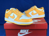 Authentic Nike SB Dunk Low White/Yellow (women)