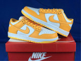 Authentic Nike SB Dunk Low White/Yellow (women)