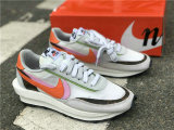 Authentic Sacai x Nike LDV Waffle Medium grey/Orange-Pink/Rose