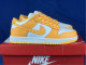 Authentic Nike SB Dunk Low White/Yellow (women)