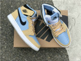 Authentic Air Jordan 1 Zoom CMFT “Psychic Blue” GS