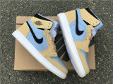 Authentic Air Jordan 1 Zoom CMFT “Psychic Blue” GS