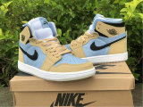 Authentic Air Jordan 1 Zoom CMFT “Psychic Blue” GS