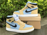 Authentic Air Jordan 1 Zoom CMFT “Psychic Blue” GS