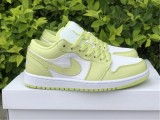 Authentic Air Jordan 1 GS Low “Limelight”