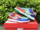 Authentic Nike SB Dunk Low Silver/Red/Green/White (women)