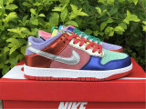 Authentic Nike SB Dunk Low Silver/Red/Green/White (women)