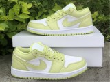 Authentic Air Jordan 1 GS Low “Limelight”