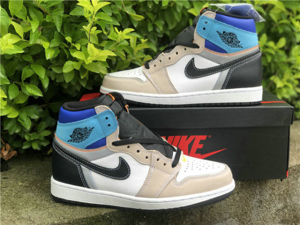 Authentic Air Jordan 1 High OG Pro “Multi-Color” GS